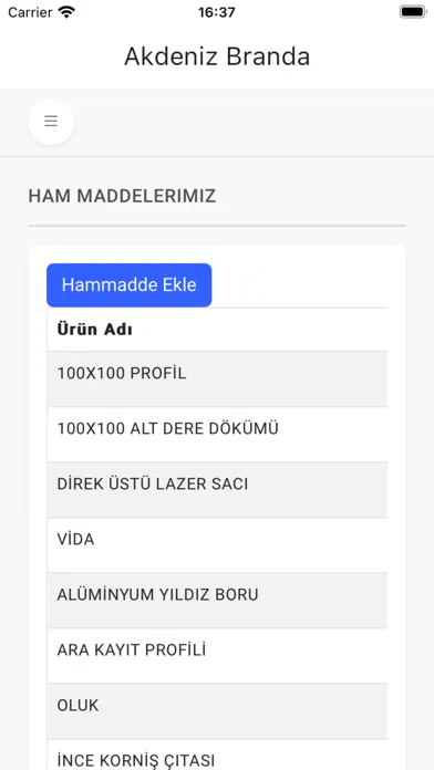 Akdeniz Branda 스크린샷