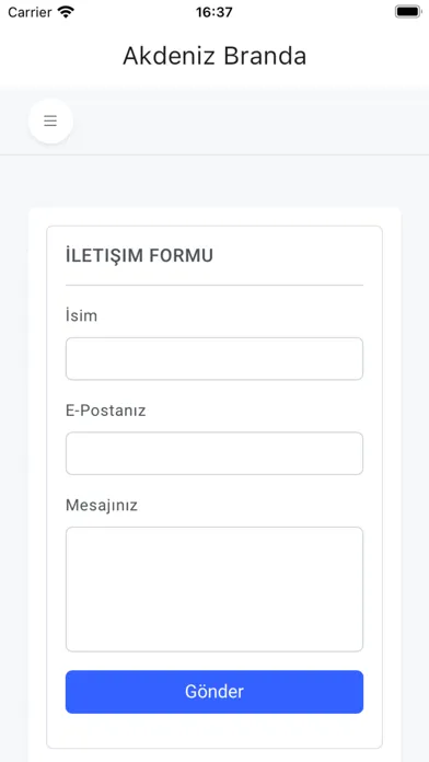 Akdeniz Branda 스크린샷