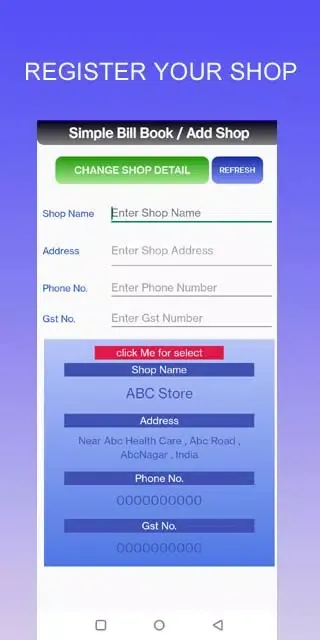 تصاویر Simple Bill Book