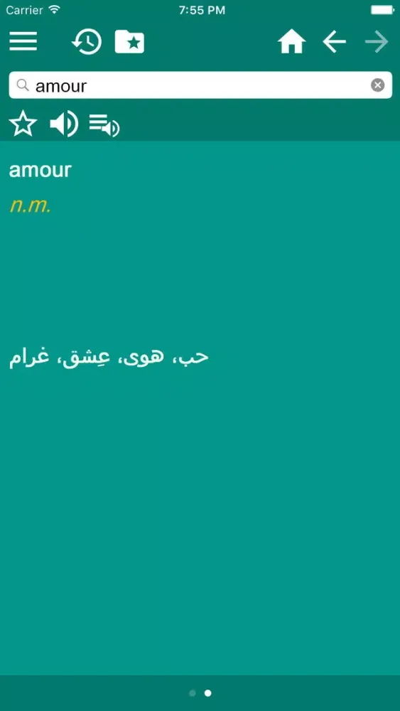 Arabic French Dictionary Free স্ক্রিনশট