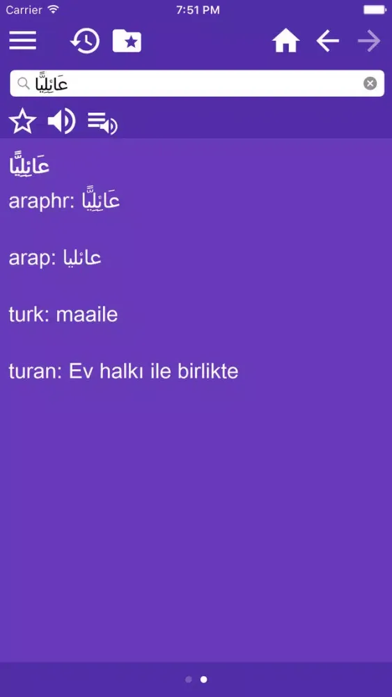 Arabic Turkish Dictionary Free স্ক্রিনশট