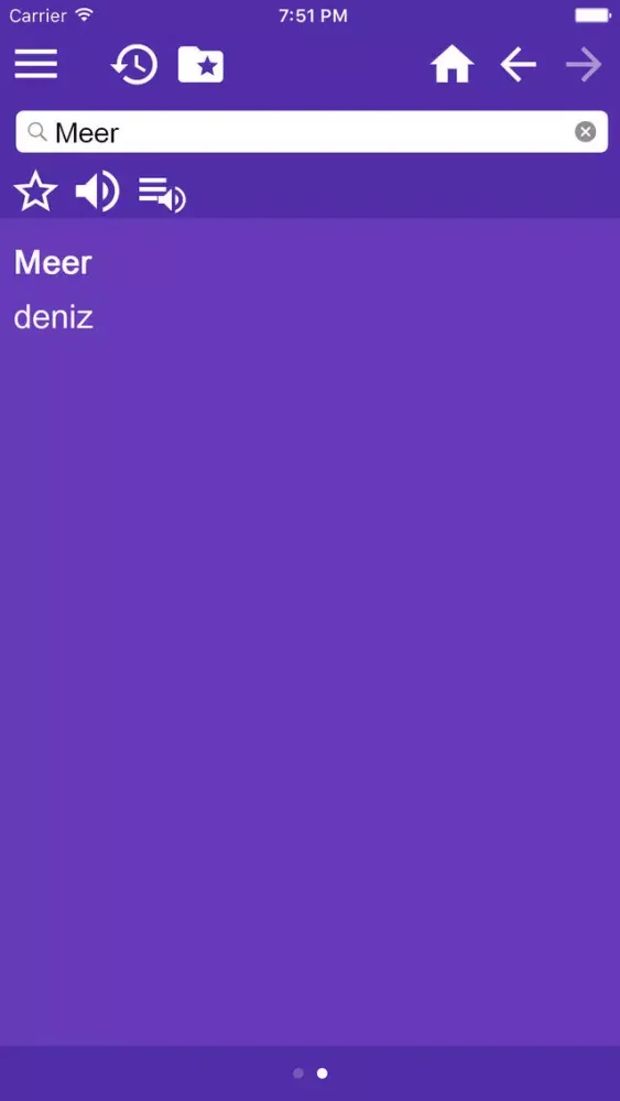 Captures d'écran de German Turkish Dictionary Free