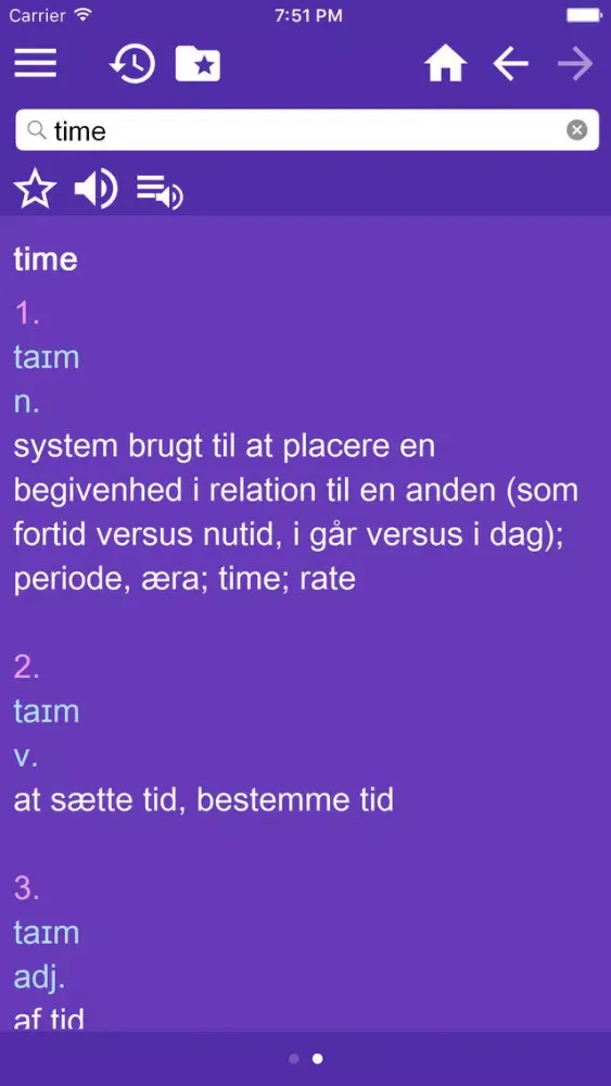 English Danish Dictionary Free Screenshots