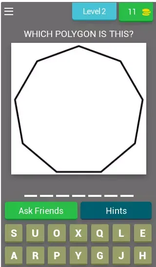 Geometry: polygons Quiz سکرین شاٹس