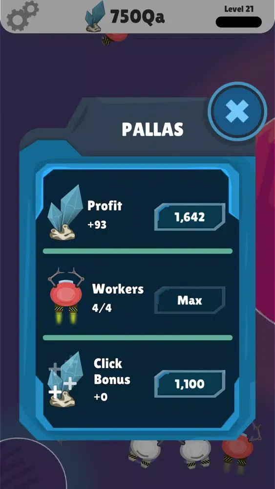 Captures d'écran de Space Idle Miner