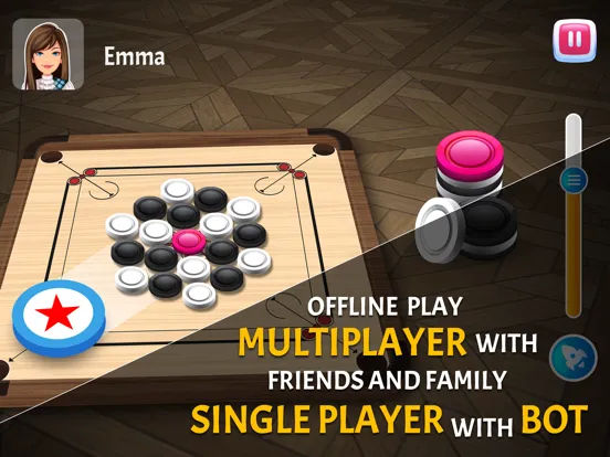 Carrom - 3D Carrom Super Star iPad  سکرین شاٹس