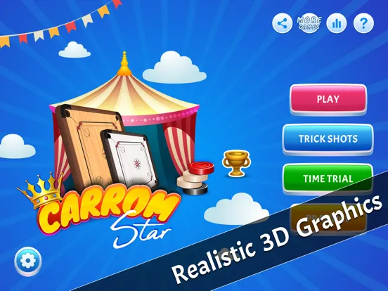 Carrom - 3D Carrom Super Star iPad  سکرین شاٹس