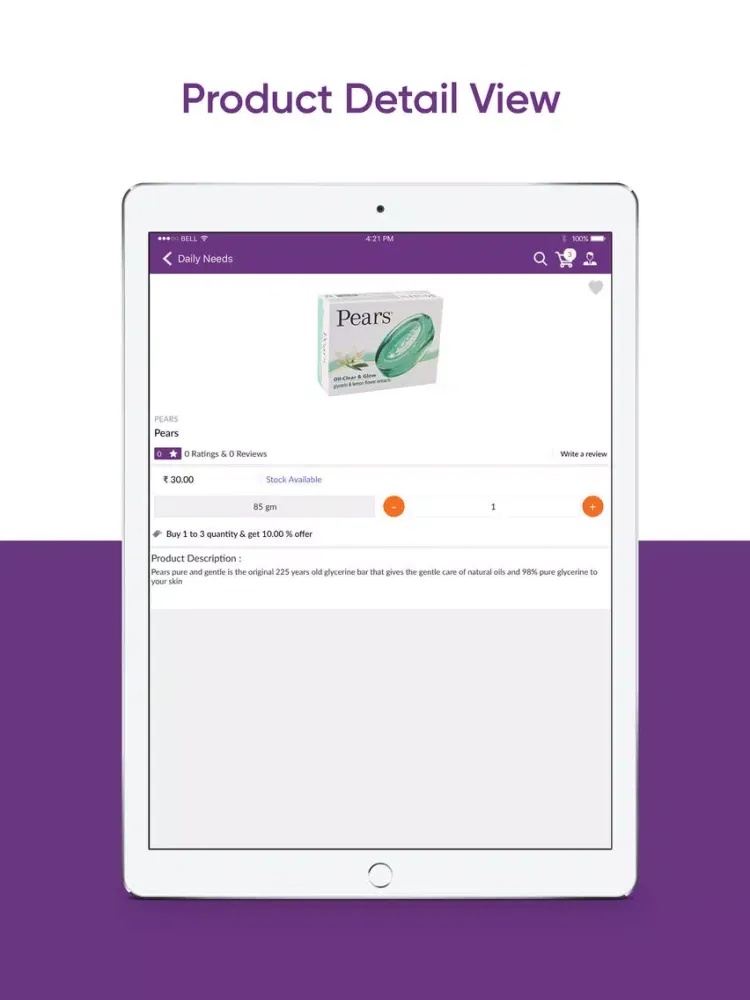 Dailyneeds Supermarket iPad  Screenshots