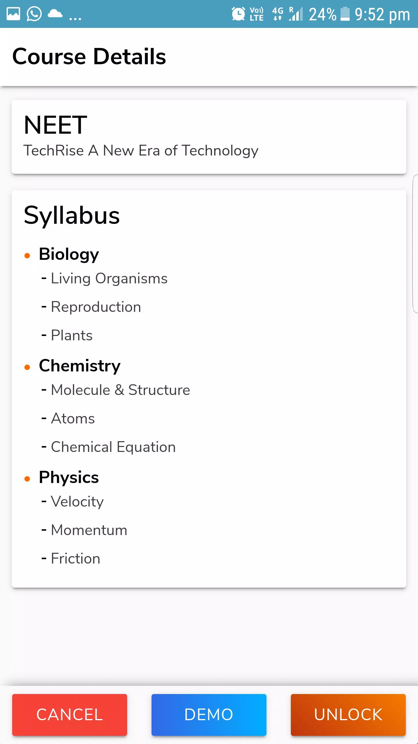 AK IIT Classes Screenshots