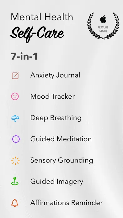 Ảnh chụp màn hình của Worry Watch: Anxiety & Mood