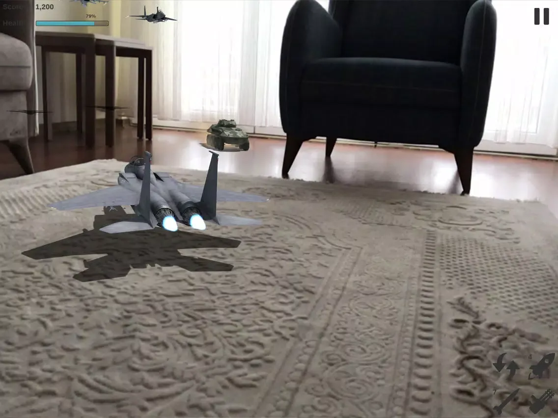 Скриншоты AR Jet Fighter iPad 