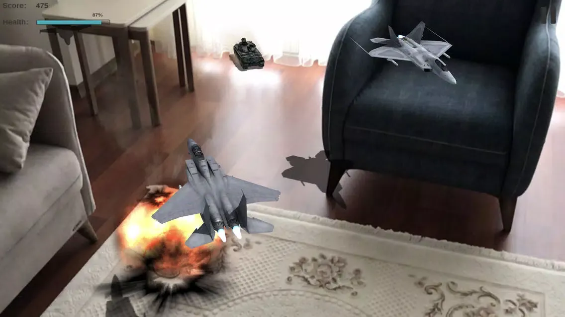 Скриншоты AR Jet Fighter