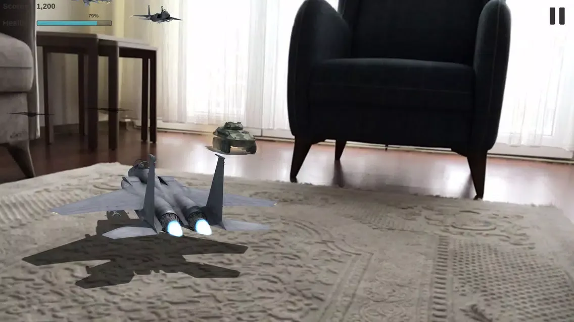 Скриншоты AR Jet Fighter