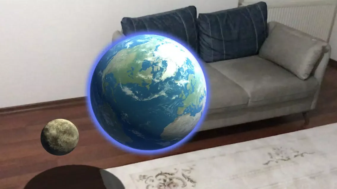 ภาพหน้าจอของ AR Solar System Planets