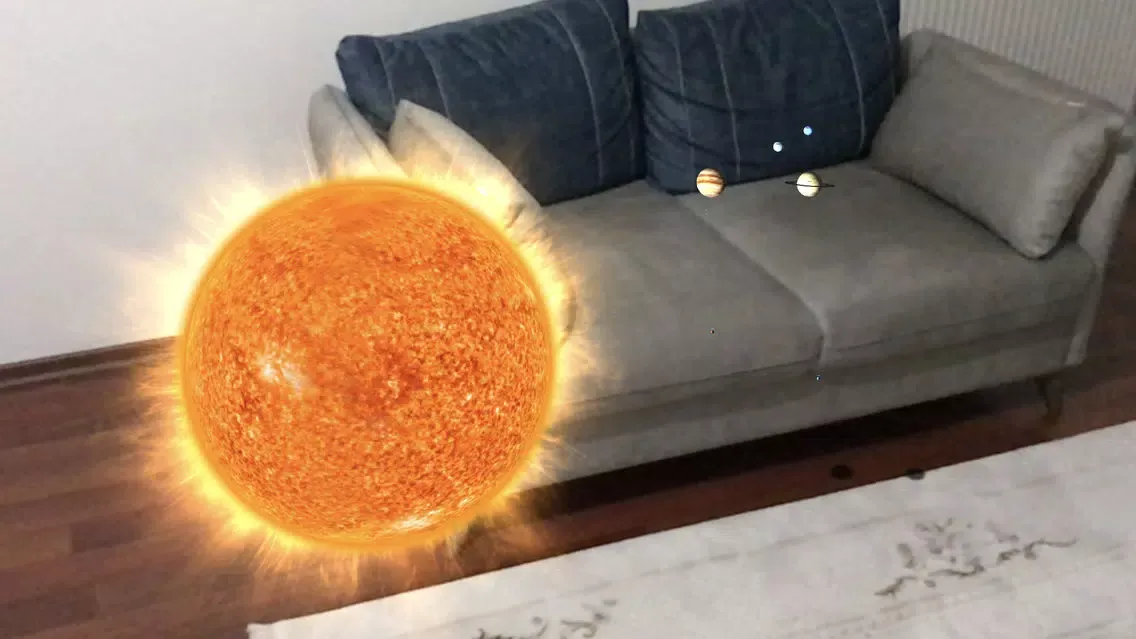 ภาพหน้าจอของ AR Solar System Planets