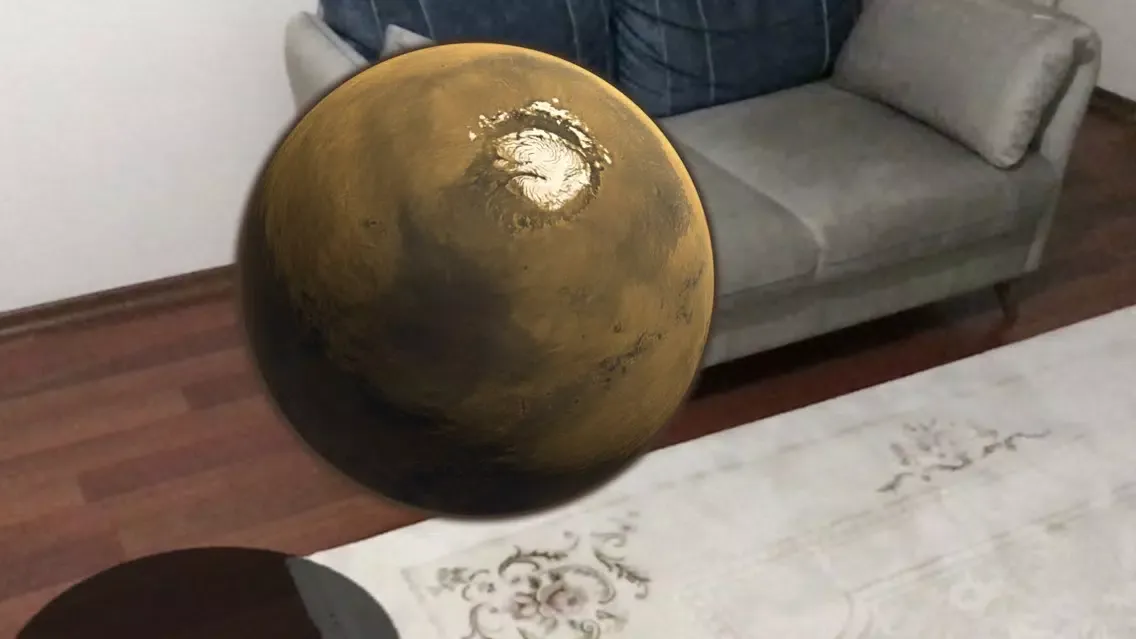 ภาพหน้าจอของ AR Solar System Planets
