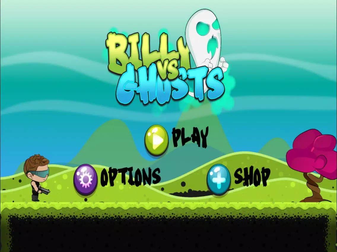 Billy vs Ghosts - Modern Ghost Zombie Shooting Games for adults and kids iPad  स्क्रीनशॉट