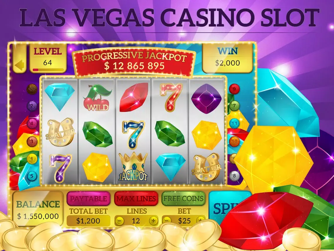 Capturas de pantalla de Diamonds of Vegas - Slot Machine with Bonus Games iPad 