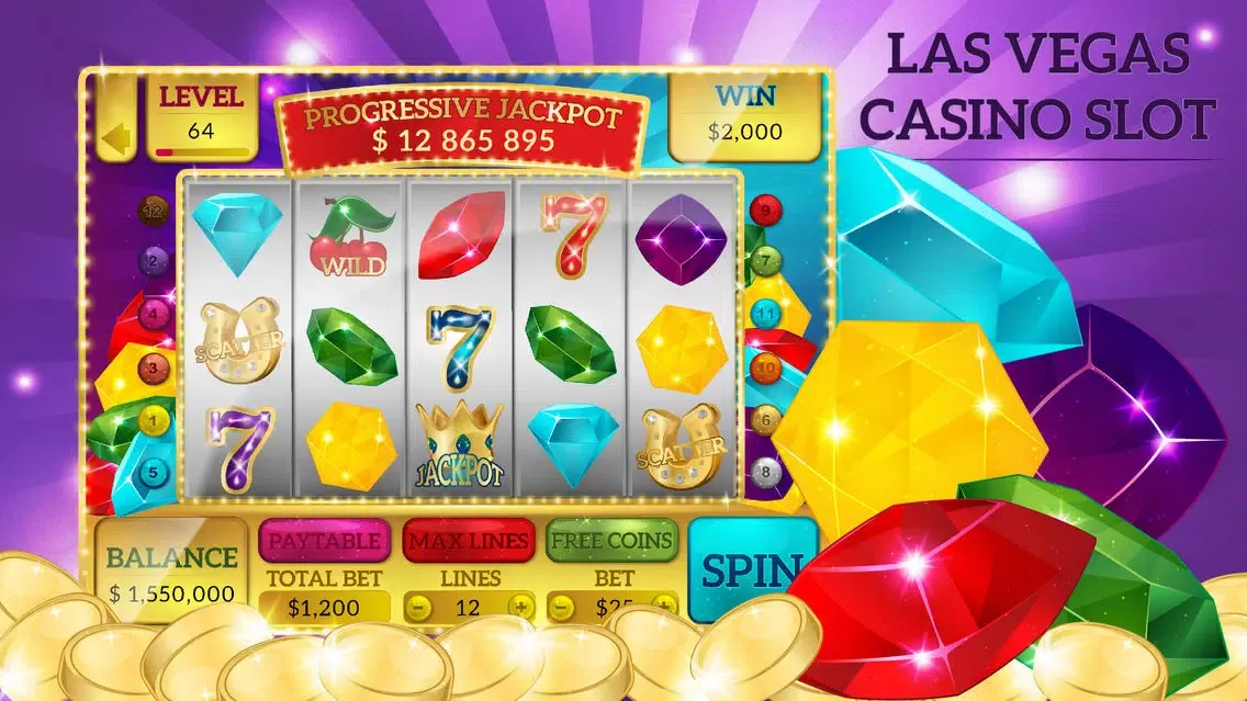 Capturas de pantalla de Diamonds of Vegas - Slot Machine with Bonus Games