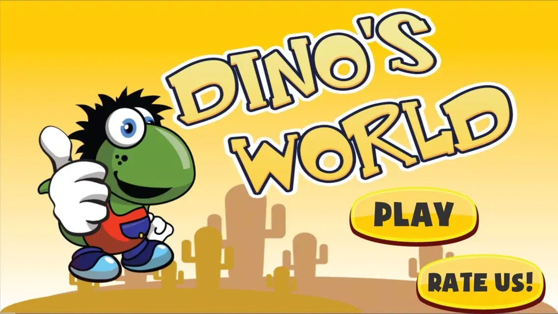 Amazing Dino World - Classic Platform Game for kids and adults应用截图