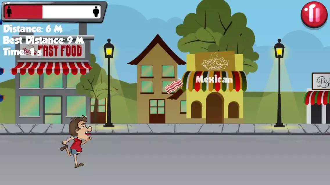 Bacon Boy - Funny Fat Guy Runner Mini Game Screenshots