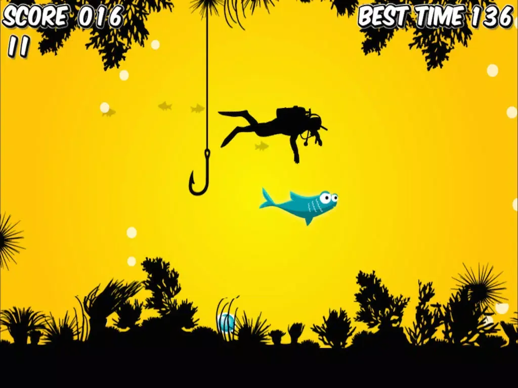 Capturas de tela do Fish tank - Free casual fishing game for adults, kids and toddler - HD iPad 