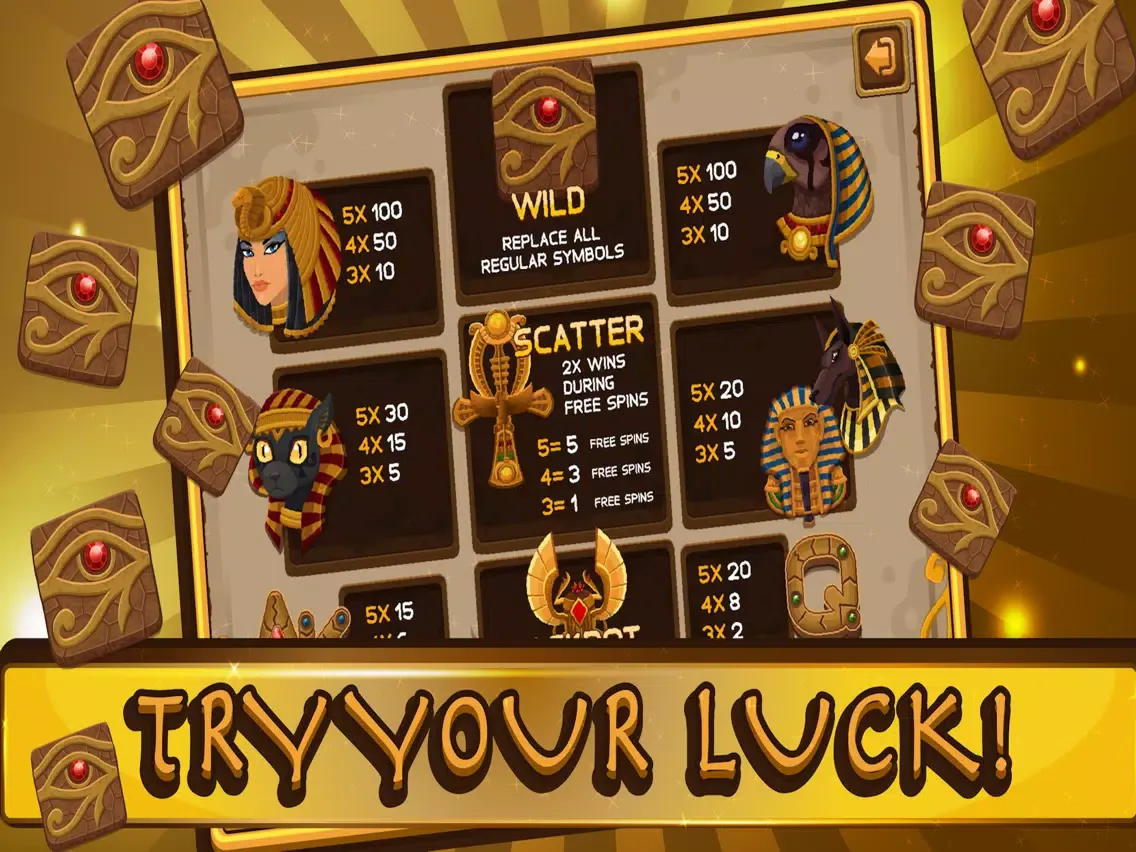 Pharaoh Casino - Ancient Egypt Slots Machines iPad  Screenshots