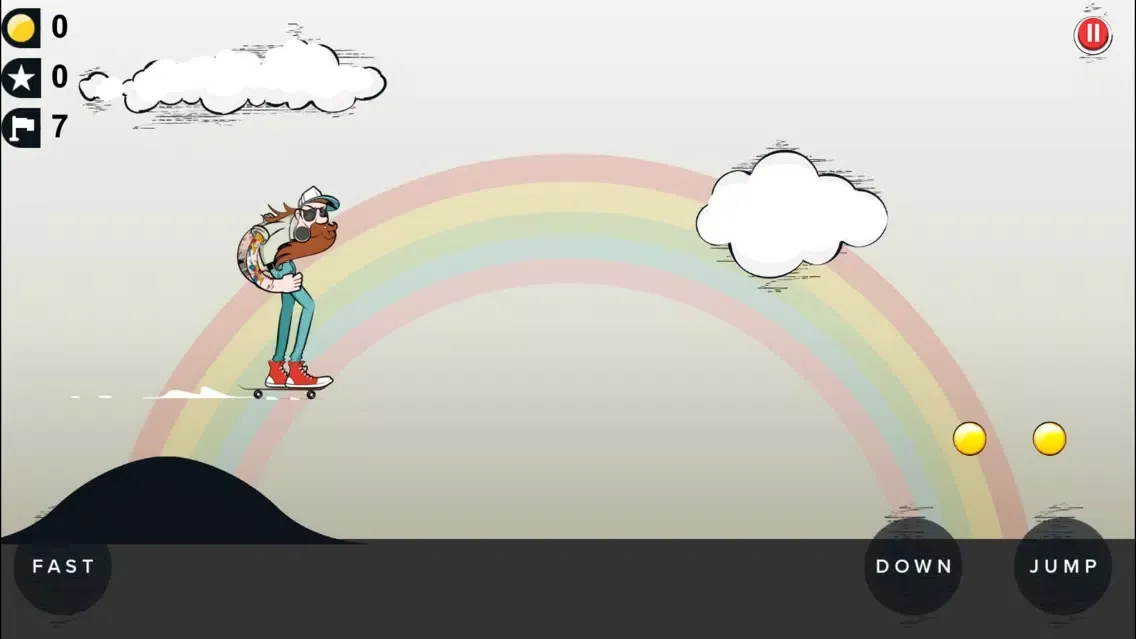 Ảnh chụp màn hình của A Skateboard And A Rock Gods- Skate Like There Is No Tomorrow !