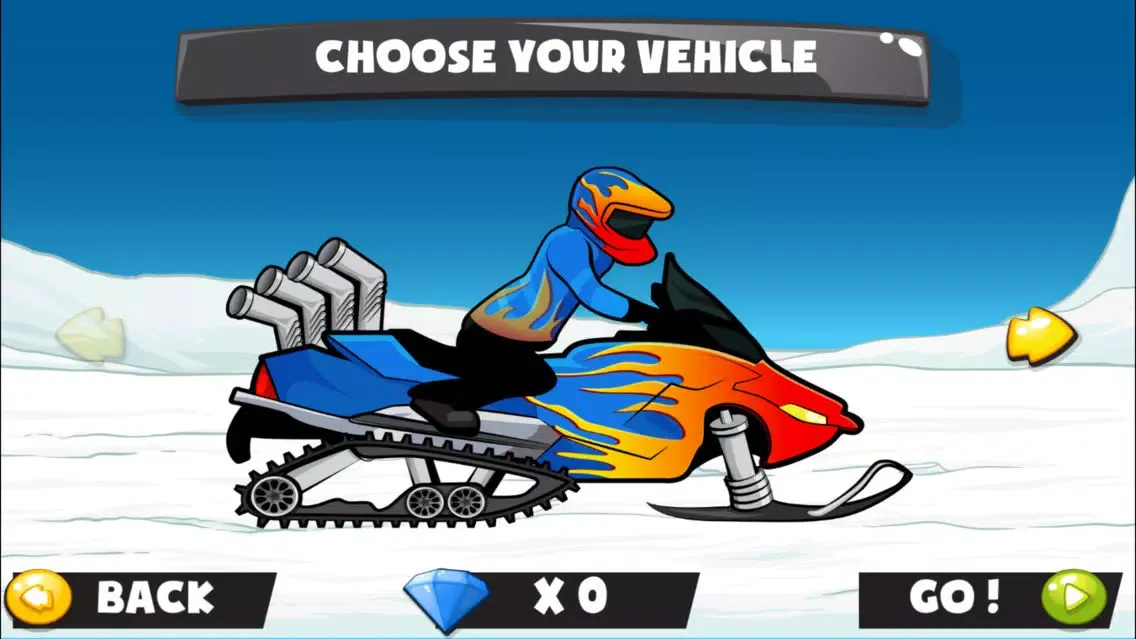 Snowmobile Stunt Racing Game Screenshots