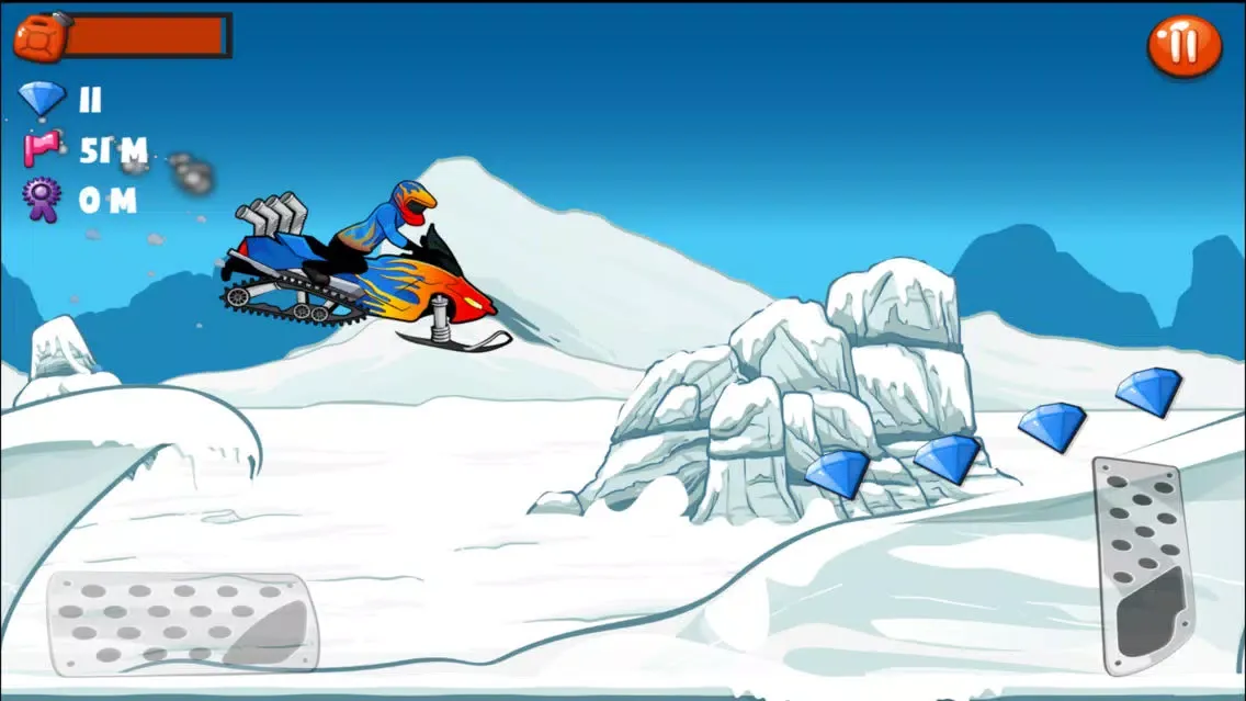 Snowmobile Stunt Racing Game Screenshots