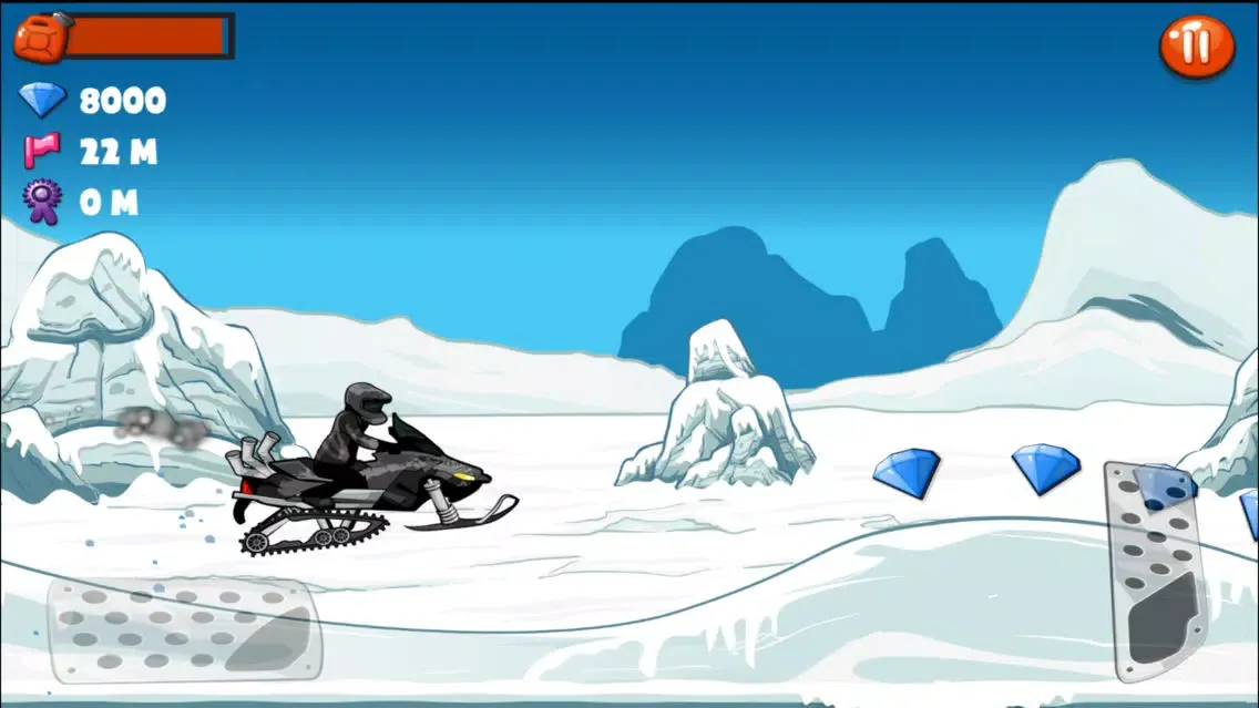 Snowmobile Stunt Racing Game Screenshots
