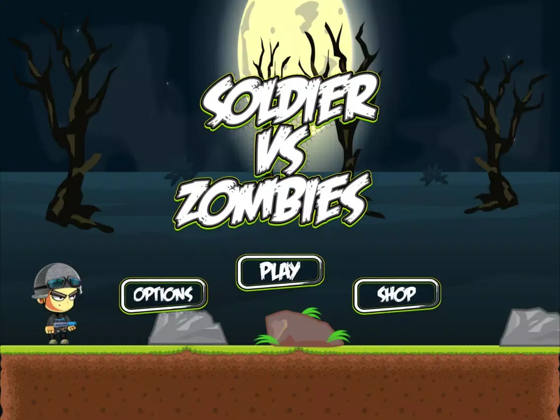 Ảnh chụp màn hình của Soldier vs Zombies - Soldier Shooting Game iPad 