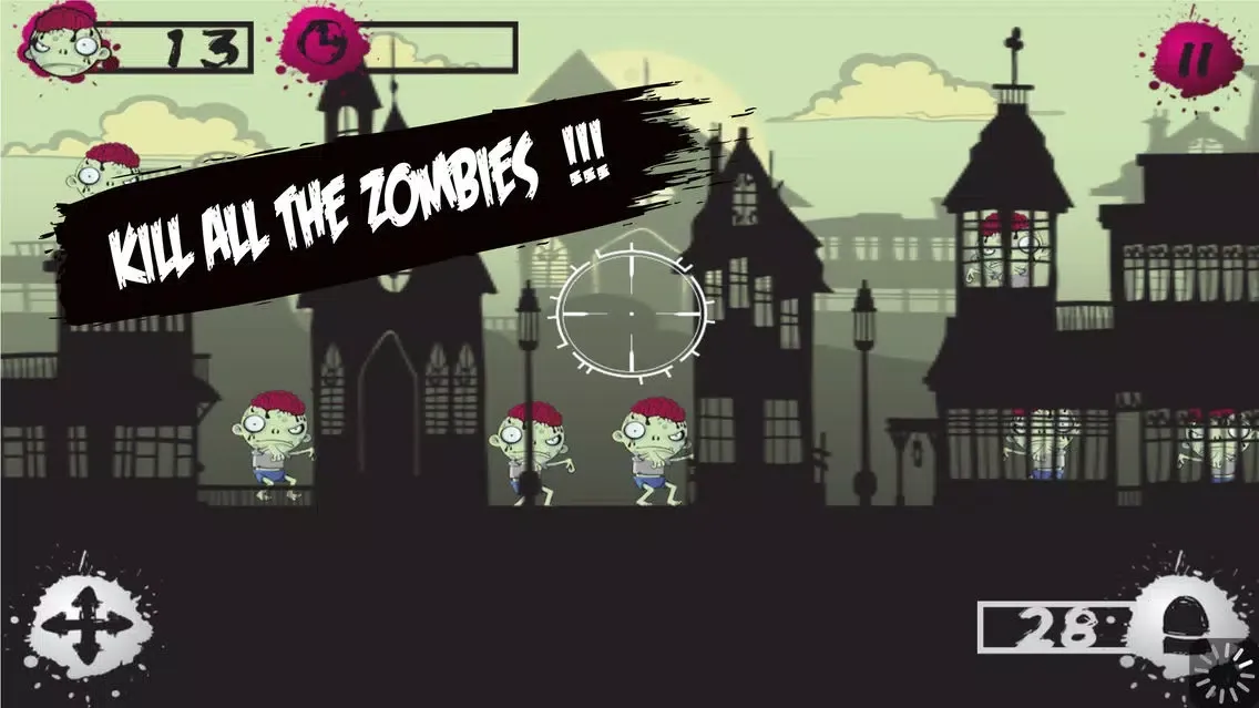 Zombie Sniper Shooting for Kids - Kill all the zombies to survive!應用截圖