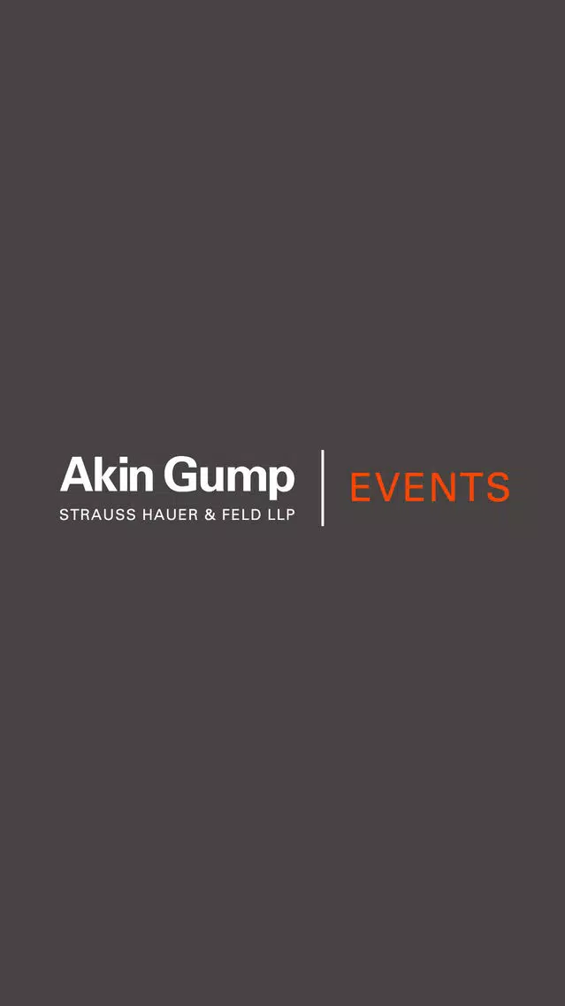 Zrzuty ekranu Akin Gump Events