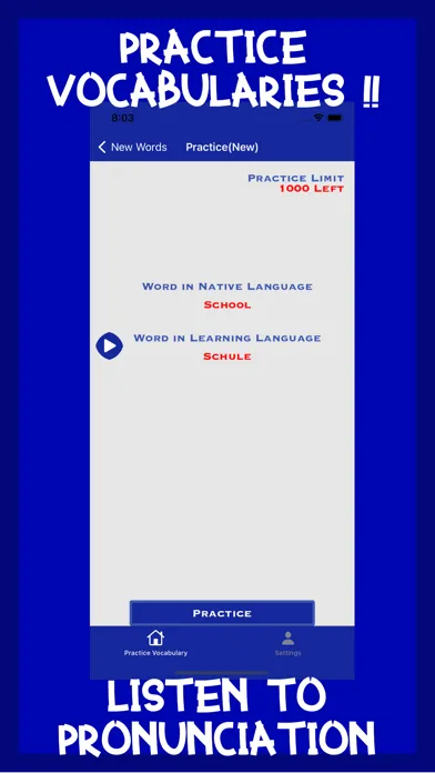 ภาพหน้าจอของ Practice Vocabulary