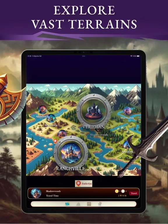 Arcane Medieval Life Simulator iPad  スクリーンショット