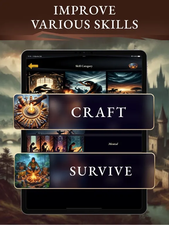 Arcane Medieval Life Simulator iPad  スクリーンショット