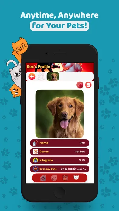 Tangkapan layar Cat & Puppy : Pet Feed Alarm