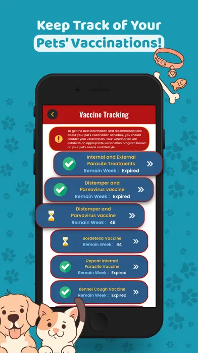Tangkapan layar Cat & Puppy : Pet Feed Alarm