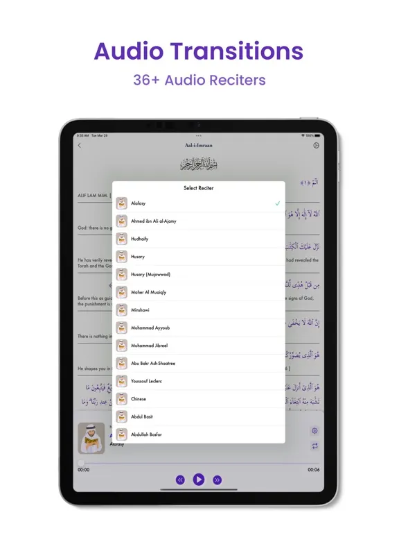 Zrzuty ekranu FurQaan iPad 