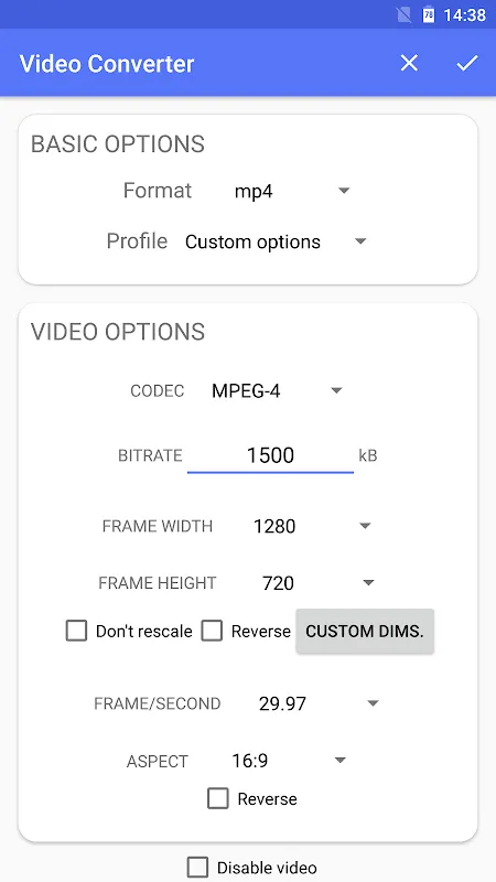 Video Converter 스크린샷