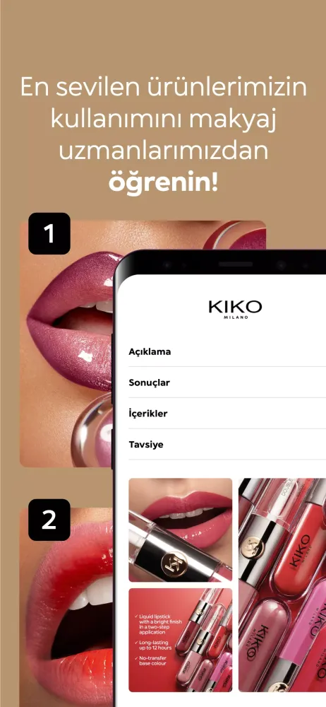 Capturas de pantalla de Kiko Milano: Makyaj & Kozmetik