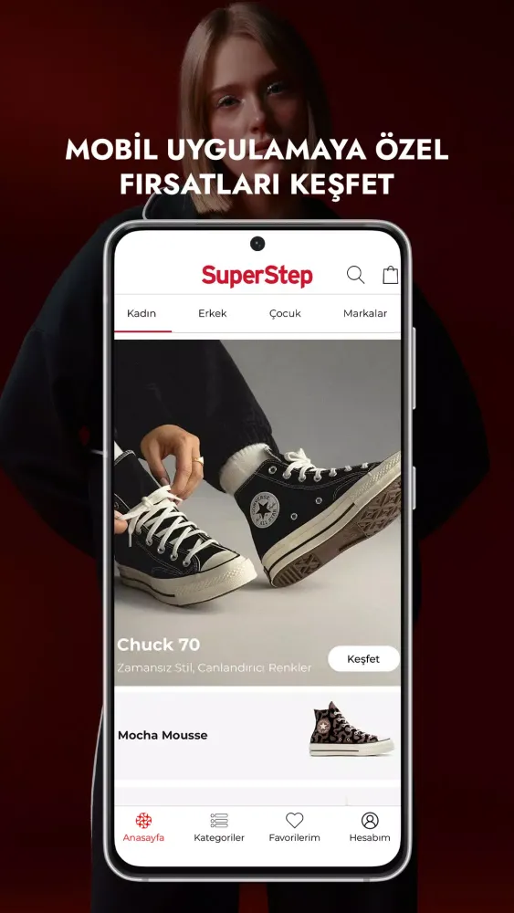 Captures d'écran de SuperStep