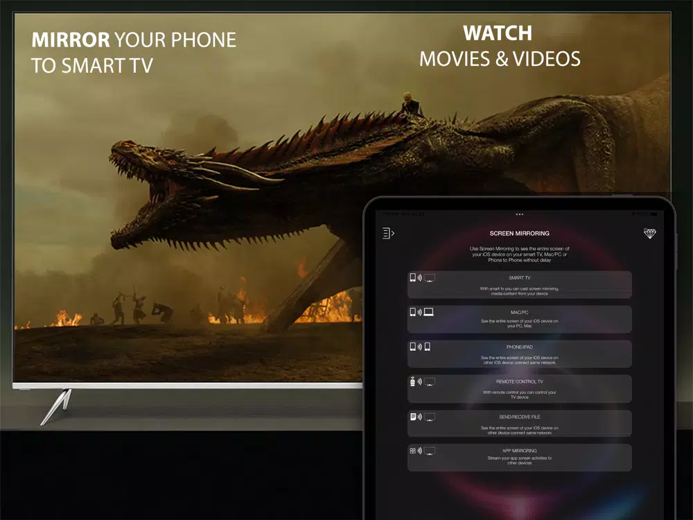 AirPlay Mirroring iPad  Screenshots