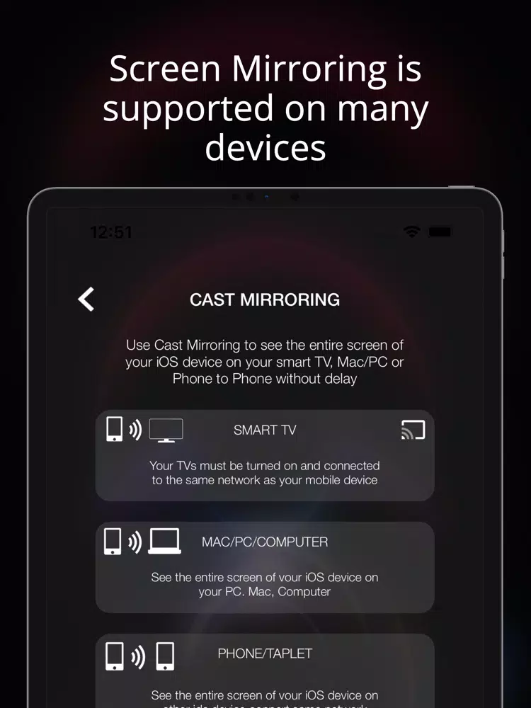 AirPlay Mirroring iPad  Screenshots