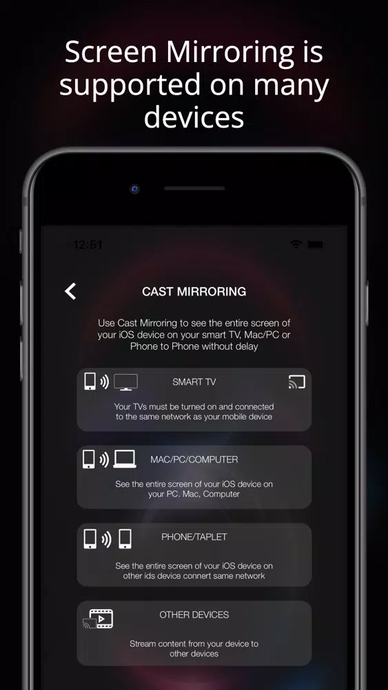 AirPlay Mirroring Screenshots
