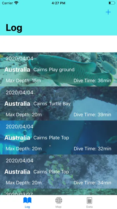 Divog: Scuba Diver Log Book स्क्रीनशॉट