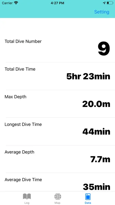 Divog: Scuba Diver Log Book स्क्रीनशॉट
