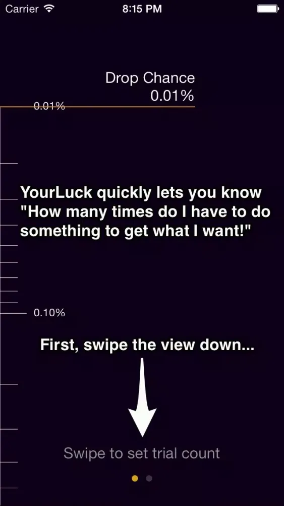 Screenshot di YourLuck - Expectation Calculator