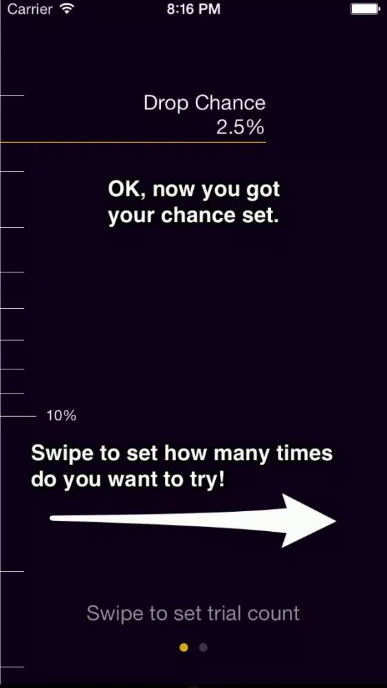 Screenshot di YourLuck - Expectation Calculator